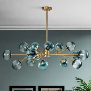 Modern Large Bubble Sputnik Chandelier Gold for Dining Room